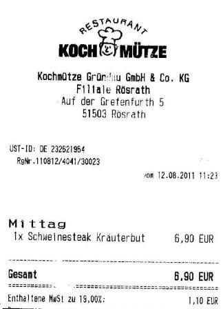 ekto Hffner Kochmtze Restaurant